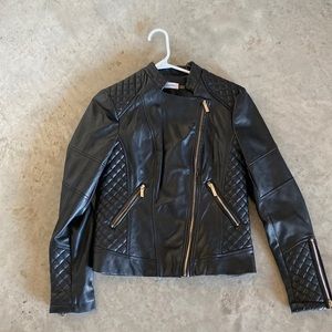 Calvin Klein leather jacket size medium